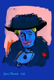 Illustration de la série *Femmes Prix Nobel* par Denis Tcheskiss