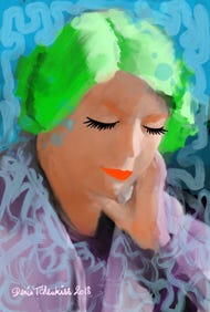 Illustration de la série *Femmes Prix Nobel* par Denis Tcheskiss