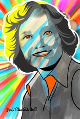 Illustration de la série *Femmes Prix Nobel* par Denis Tcheskiss