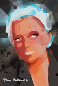 Illustration de la série *Femmes Prix Nobel* par Denis Tcheskiss