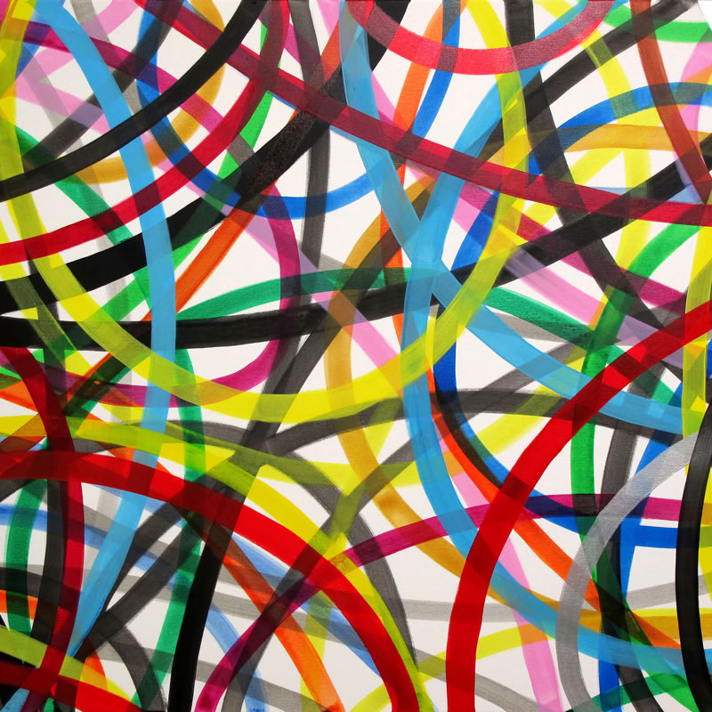 Peinture acrylique. 100 x 120 cm