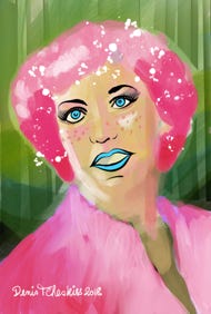 Illustration de la série *Femmes Prix Nobel* par Denis Tcheskiss