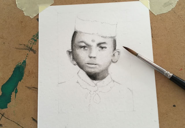 Denis Tcheskiss. Enfance sans biographie, Gandhi