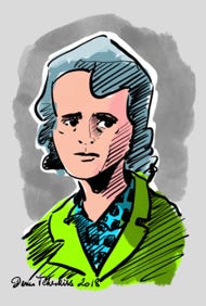 Illustration de la série *Femmes Prix Nobel* par Denis Tcheskiss