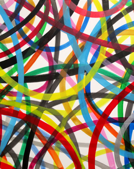 Peinture acrylique. 100 x 120 cm