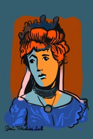 Illustration de la série *Femmes Prix Nobel* par Denis Tcheskiss