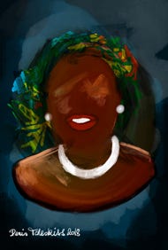 Illustration de la série *Femmes Prix Nobel* par Denis Tcheskiss