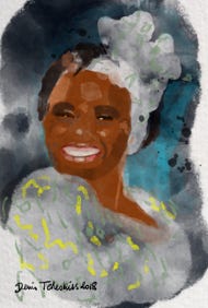 Illustration de la série *Femmes Prix Nobel* par Denis Tcheskiss