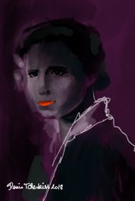 Illustration de la série *Femmes Prix Nobel* par Denis Tcheskiss