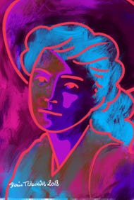 Illustration de la série *Femmes Prix Nobel* par Denis Tcheskiss
