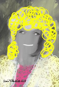 Illustration de la série *Femmes Prix Nobel* par Denis Tcheskiss