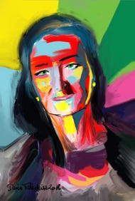 Illustration de la série *Femmes Prix Nobel* par Denis Tcheskiss