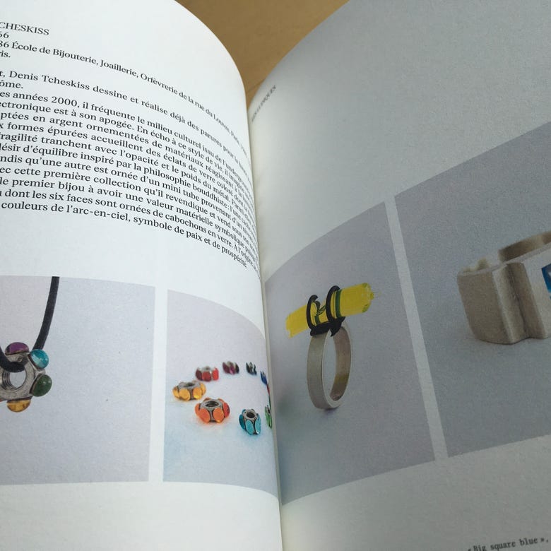 Livre d’art « Création jurassienne de bijoux » éditions Infolio : Isabelle Lecomte (2023)