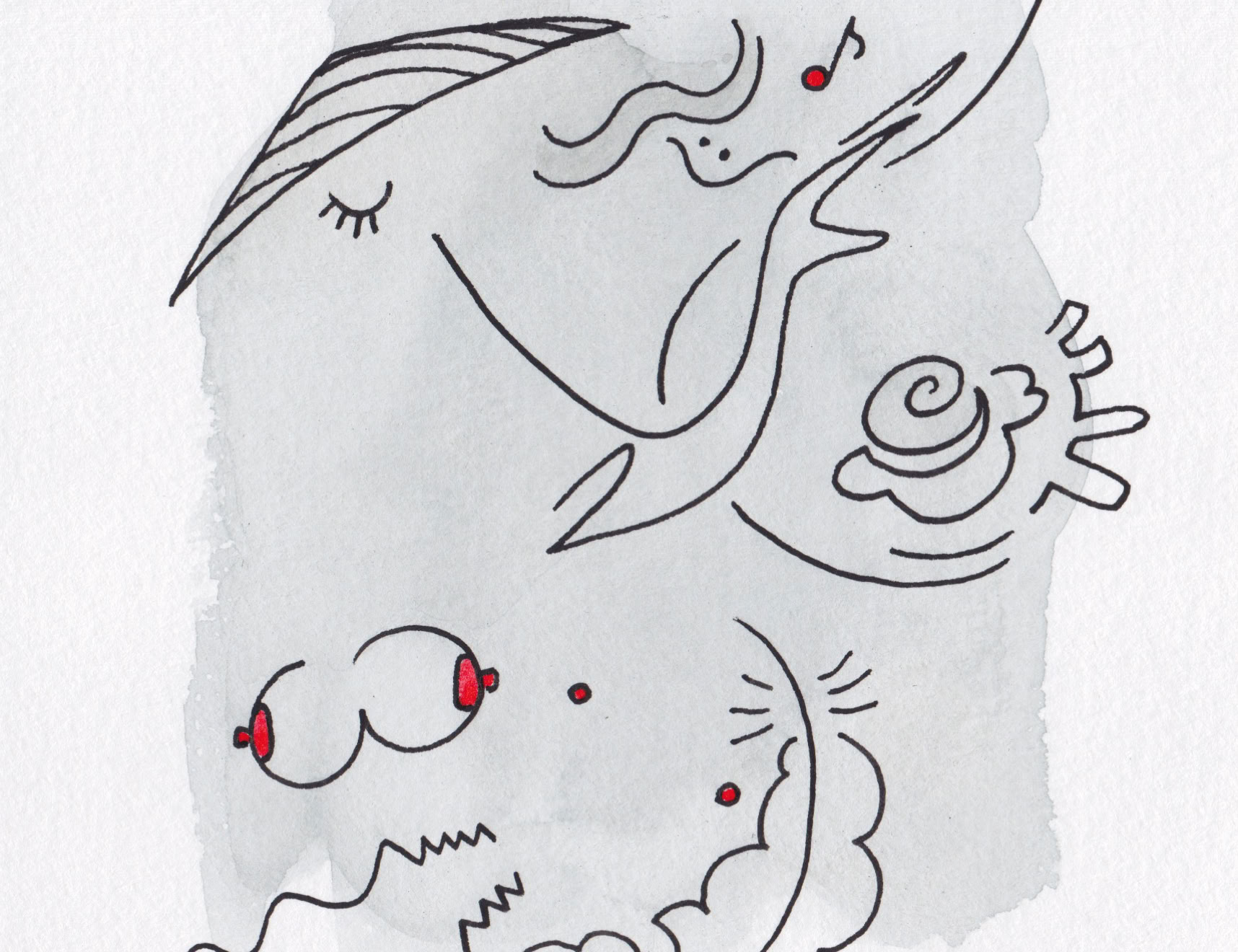 Dessin. 15 x 24 cm