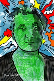 Illustration de la série *Femmes Prix Nobel* par Denis Tcheskiss