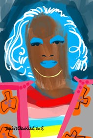 Illustration de la série *Femmes Prix Nobel* par Denis Tcheskiss