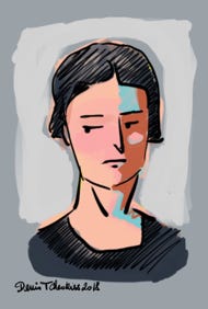 Illustration de la série *Femmes Prix Nobel* par Denis Tcheskiss