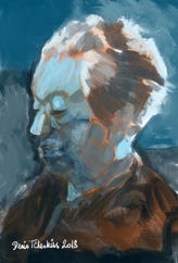 Illustration de la série *Femmes Prix Nobel* par Denis Tcheskiss