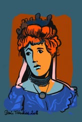 Illustration de la série *Femmes Prix Nobel* par Denis Tcheskiss